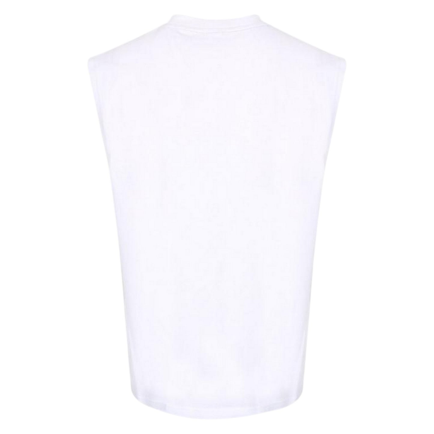 White - Back - Everlast Mens Graphic Print Crew Neck Tank Top