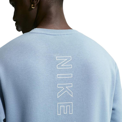 Blue - Lifestyle - Nike Mens City Side Logo Crew Neck Sweatshirt