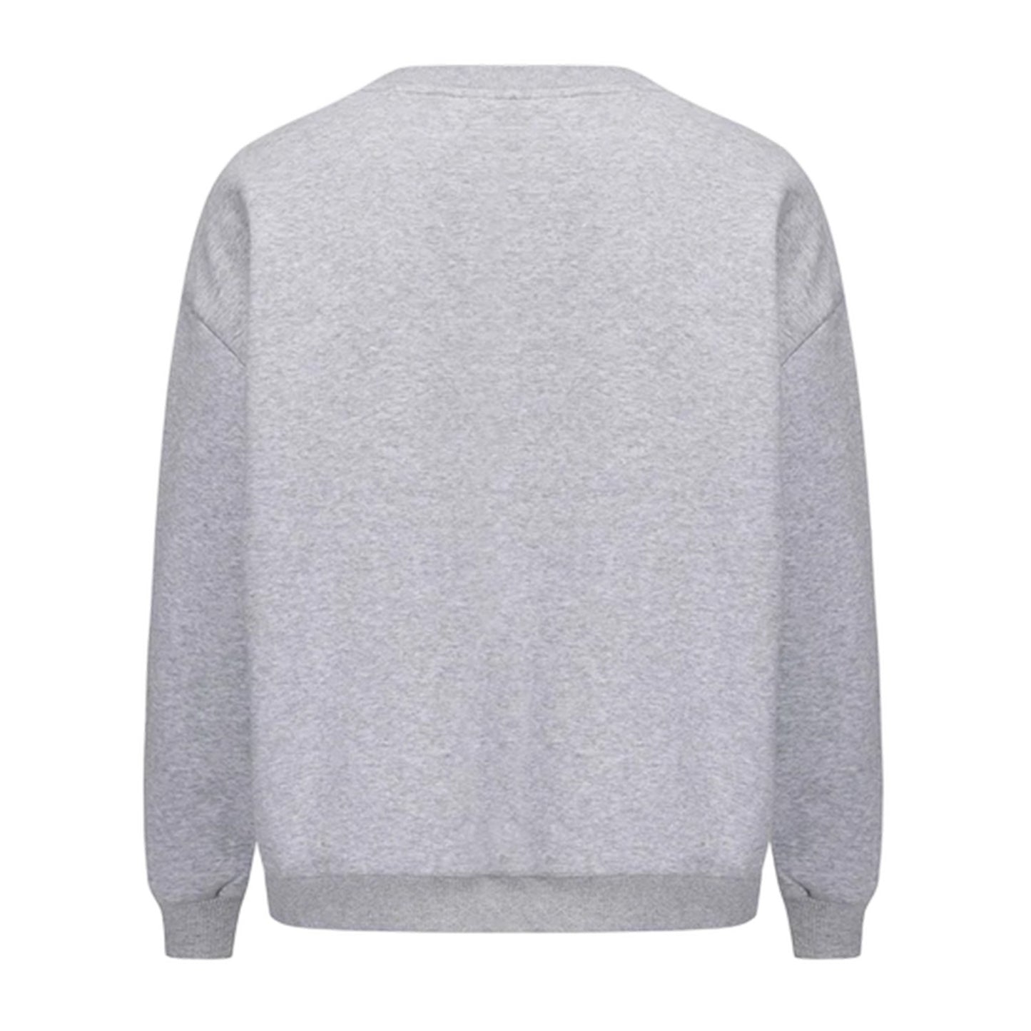 Grey - Back - Disney Womens-Ladies Mickey Mouse Crew Neck Sweatshirt