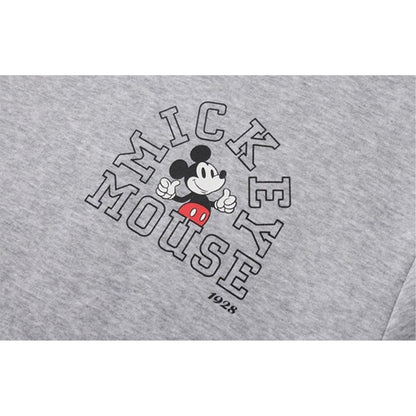 Grey - Side - Disney Womens-Ladies Mickey Mouse Crew Neck Sweatshirt