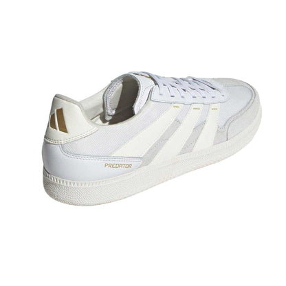 White-Off White - Back - Adidas Mens Suede Panel Trainers
