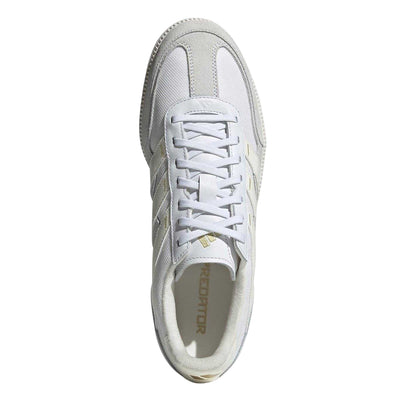 White-Off White - Pack Shot - Adidas Mens Suede Panel Trainers
