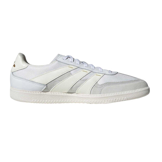 White-Off White - Front - Adidas Mens Suede Panel Trainers