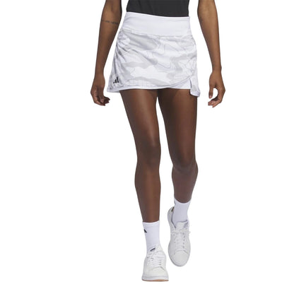 White - Pack Shot - Adidas Womens-Ladies Camo Regular Skort