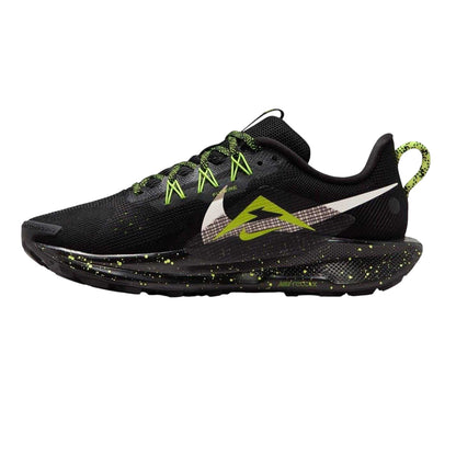 Black-Volt - Side - Nike Womens-Ladies Pegasus Trail 5 Shoes