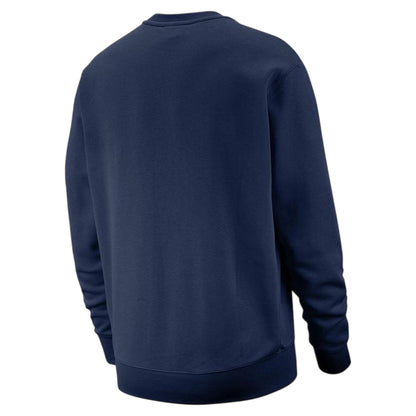 Midnight Navy - Back - Nike Mens Club Logo Crew Neck Sweatshirt