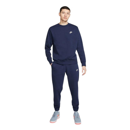 Midnight Navy - Lifestyle - Nike Mens Club Logo Crew Neck Sweatshirt