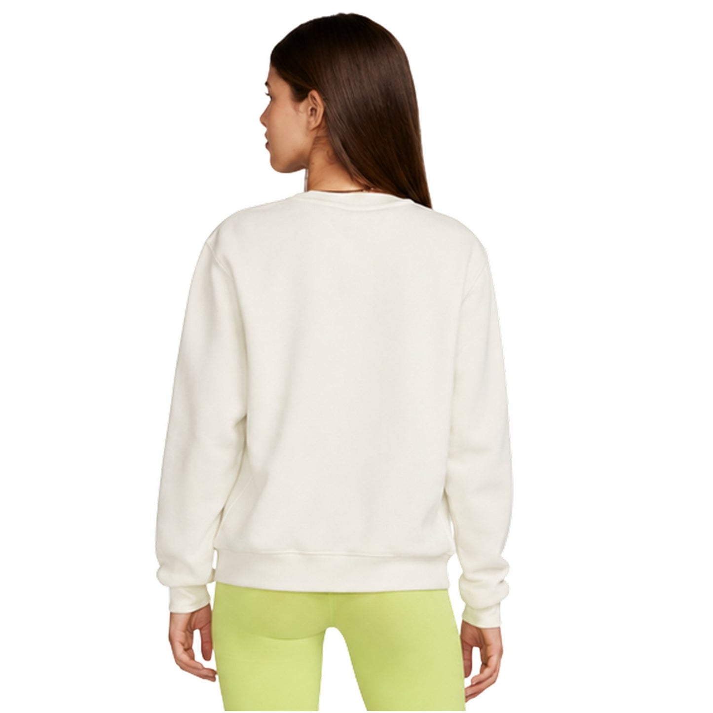 Sail-White - Back - Nike Mens Club Logo Crew Neck Sweatshirt