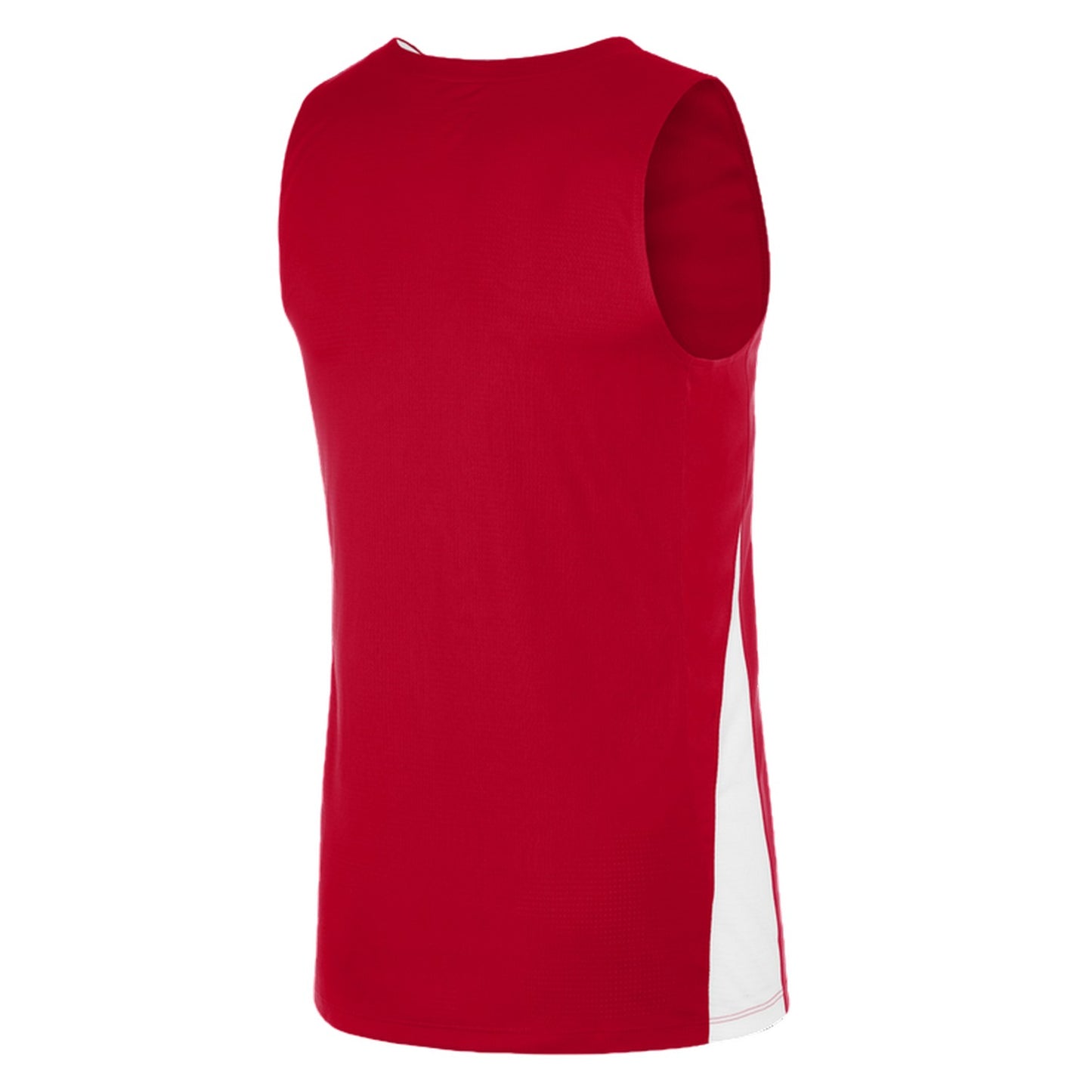 University Red-White - Back - Nike Mens Team V Neck Basketball Jersey