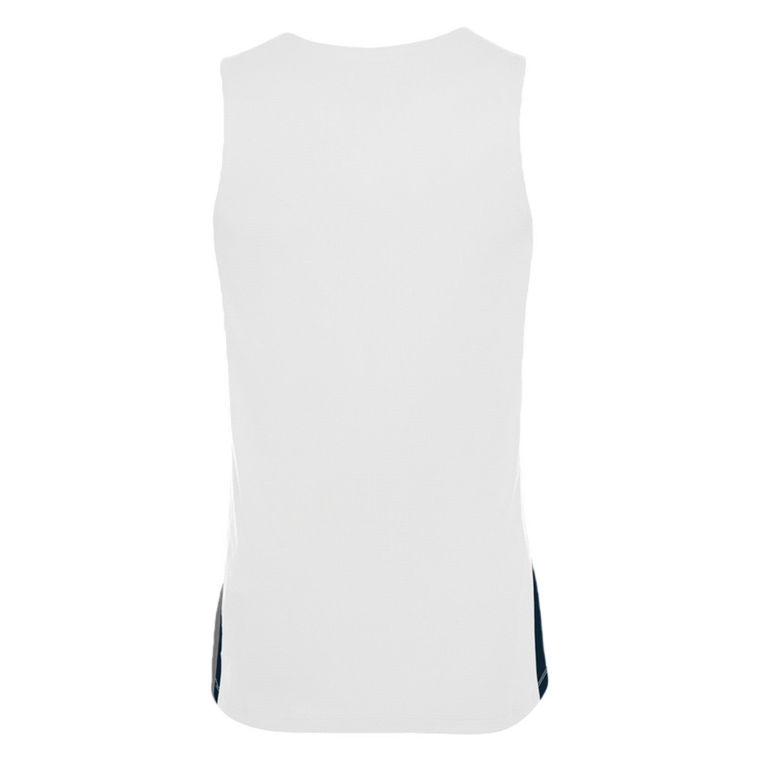 White-Black - Back - Nike Mens Team V Neck Basketball Jersey
