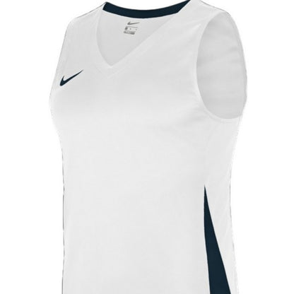 White-Royal Blue - Front - Nike Mens Team V Neck Basketball Jersey