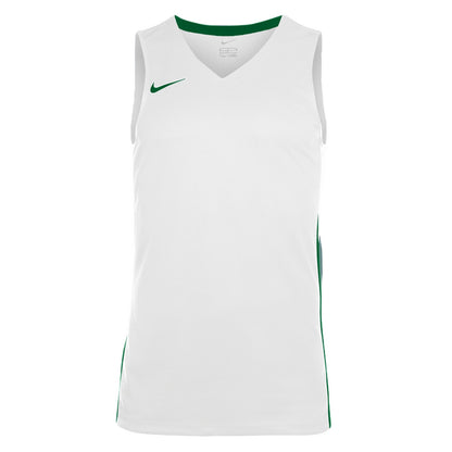 White-Pine Green - Front - Nike Mens Team V Neck Basketball Jersey