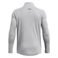 Grey - Back - Under Armour Boys Technical Half Zip Long-Sleeved Top