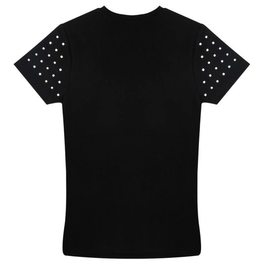 Black - Front - Biba Womens-Ladies Glitter Regular T-Shirt