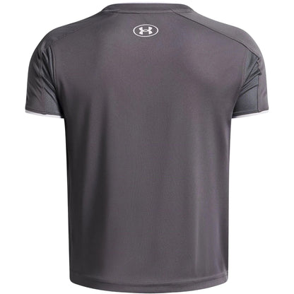 Castle Rock-White - Back - Under Armour Childrens-Kids Challenger Train Raglan T-Shirt