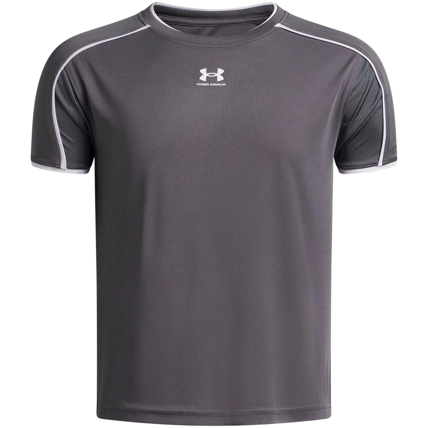 Castle Rock-White - Front - Under Armour Childrens-Kids Challenger Train Raglan T-Shirt