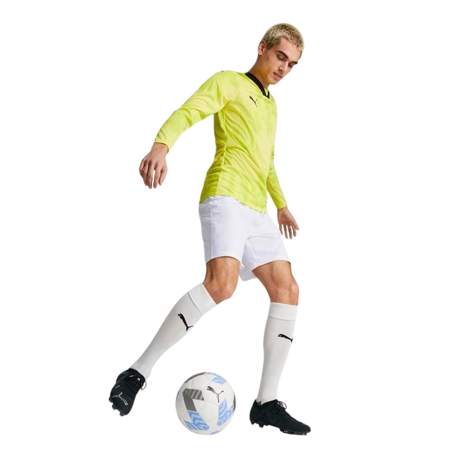 Yellow - Lifestyle - Puma Mens Teamtarget Long-Sleeved Goalkeeper Jersey
