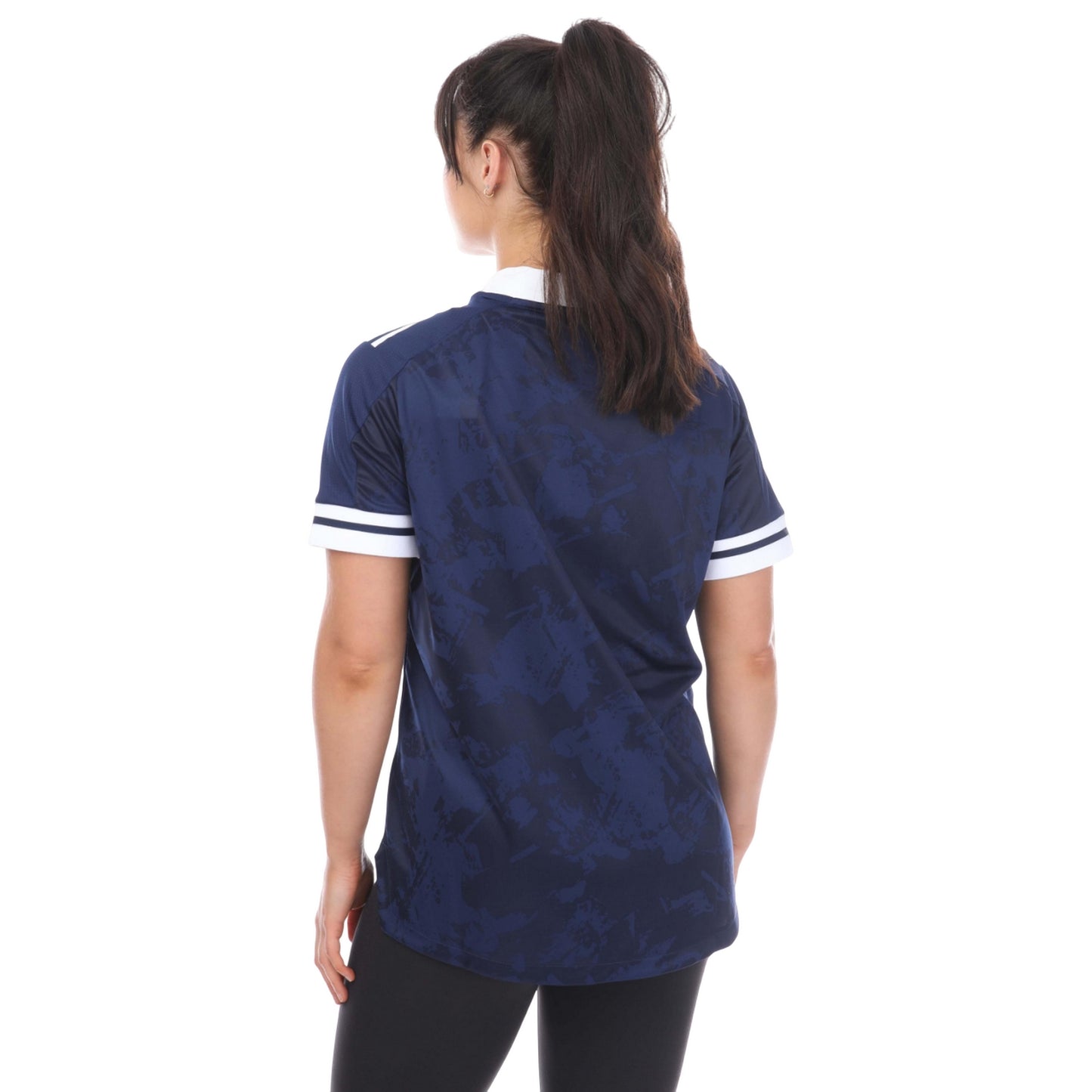 Navy-White - Back - Adidas Womens-Ladies Condivo 20 Jersey