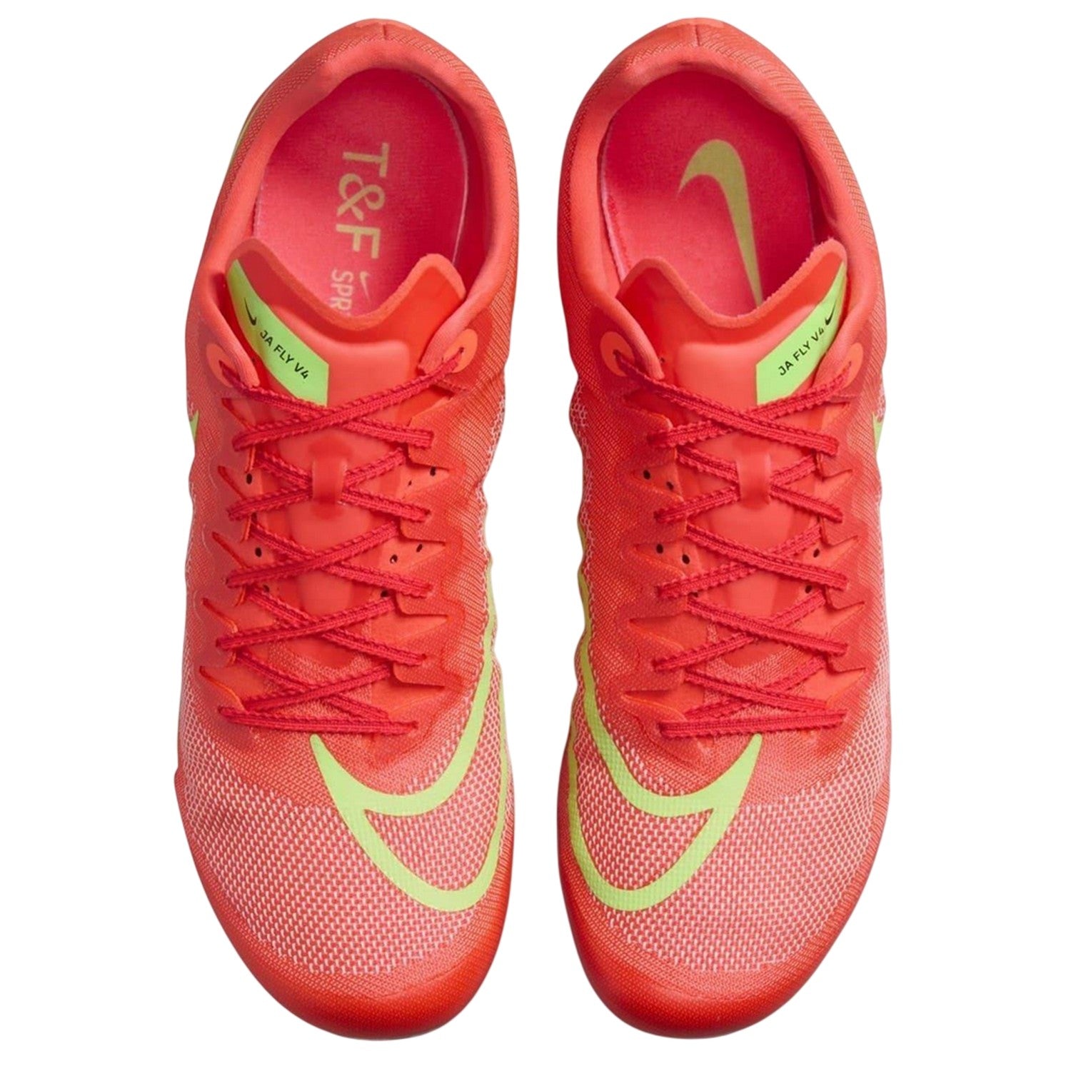 Bright Crimson - Side - Nike Mens Zoom Ja Fly 4 Athletic Shoe Spikes