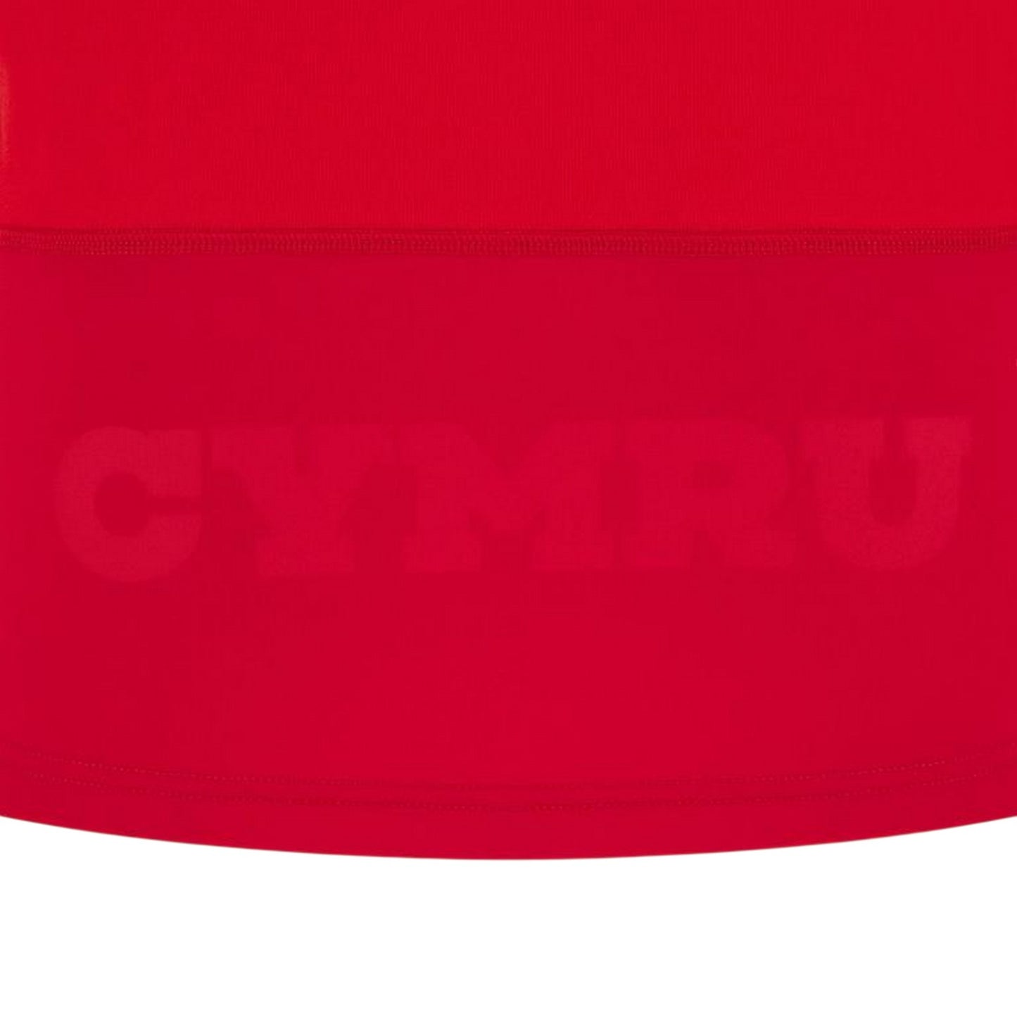 Red - Lifestyle - Wales RU Childrens-Kids 2025-2026 Crest Relaxed Fit Rugby Shirt