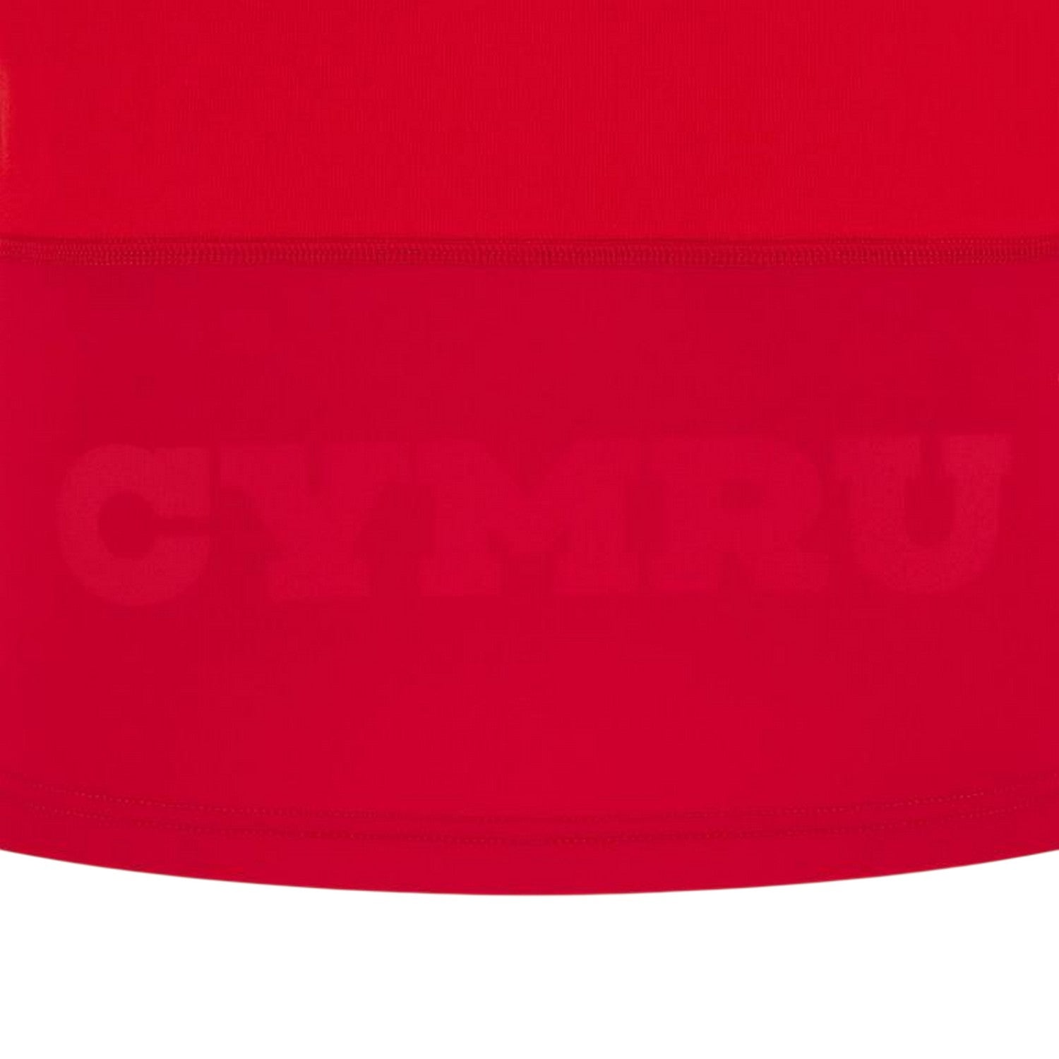 Red - Lifestyle - Wales RU Childrens-Kids 2025-2026 Crest Relaxed Fit Rugby Shirt