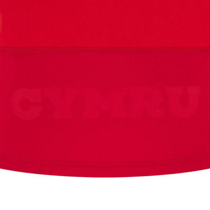 Red - Lifestyle - Wales RU Childrens-Kids 2025-2026 Crest Relaxed Fit Rugby Shirt