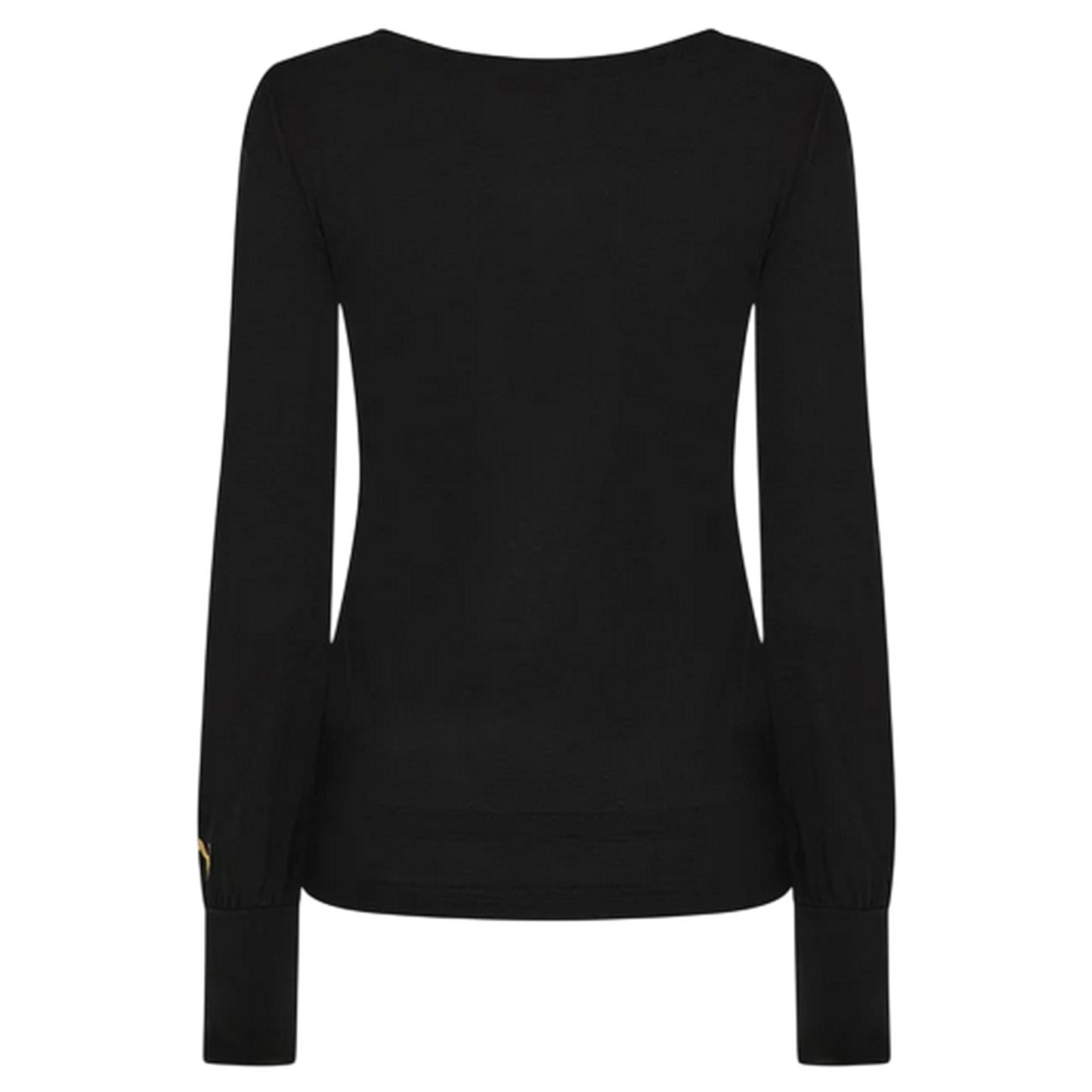 Black - Back - Puma Womens-Ladies Graphic Print Long-Sleeved T-Shirt