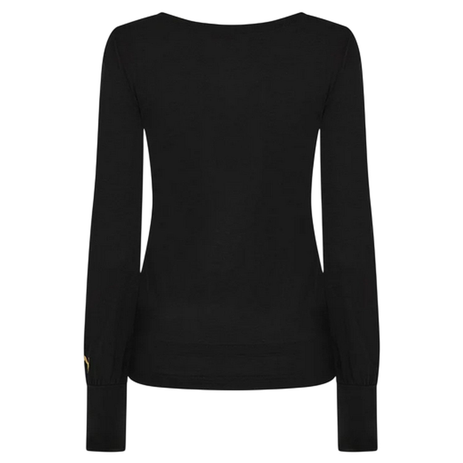 Black - Back - Puma Womens-Ladies Graphic Print Long-Sleeved T-Shirt