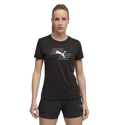Puma Black - Side - Puma Womens-Ladies Hyrox Performance Top