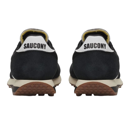 Black - Back - Saucony Mens 80 Suede Trainers