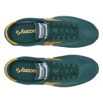 Green - Lifestyle - Saucony Mens 80 Suede Trainers