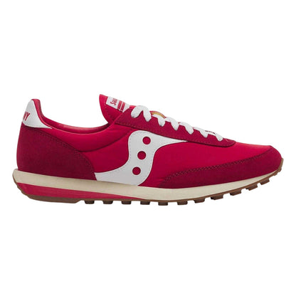 Red - Front - Saucony Mens 80 Suede Trainers