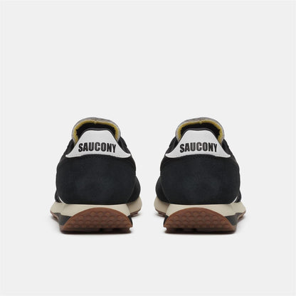 Black-White - Lifestyle - Saucony Mens 80 Suede Trainers