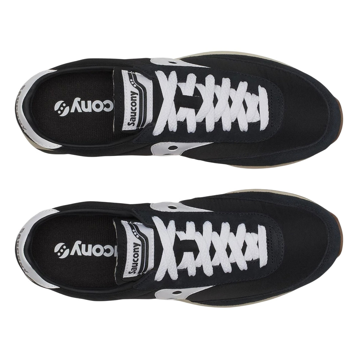 Black - Lifestyle - Saucony Mens 80 Suede Trainers