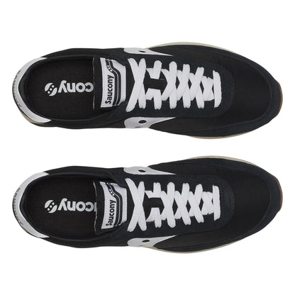 Black - Lifestyle - Saucony Mens 80 Suede Trainers