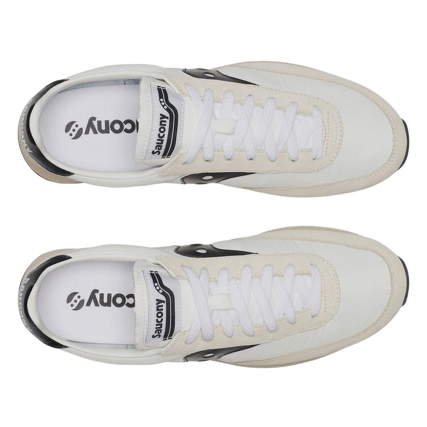 White - Lifestyle - Saucony Mens 80 Suede Trainers