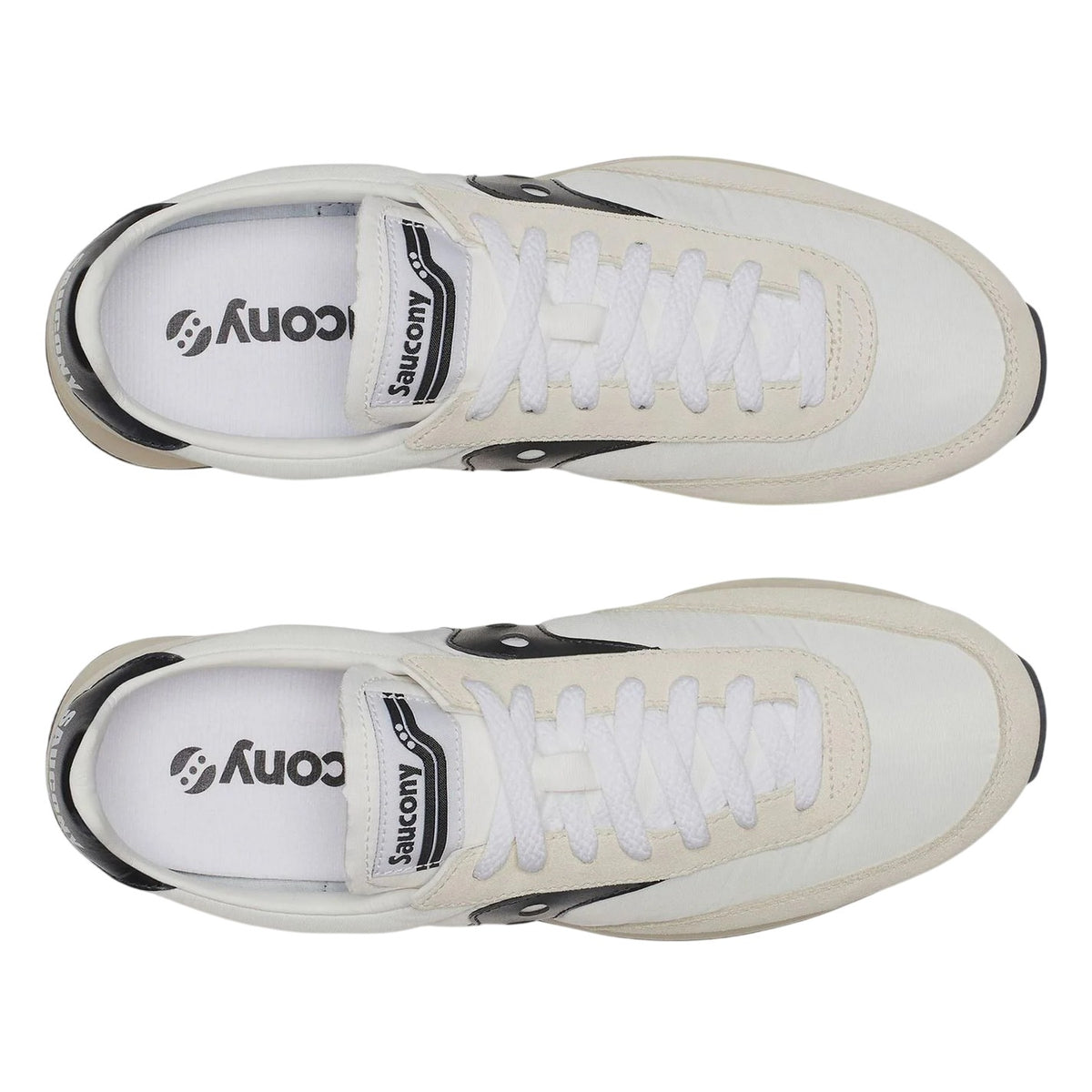 White - Lifestyle - Saucony Mens 80 Suede Trainers