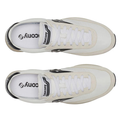 White - Lifestyle - Saucony Mens 80 Suede Trainers