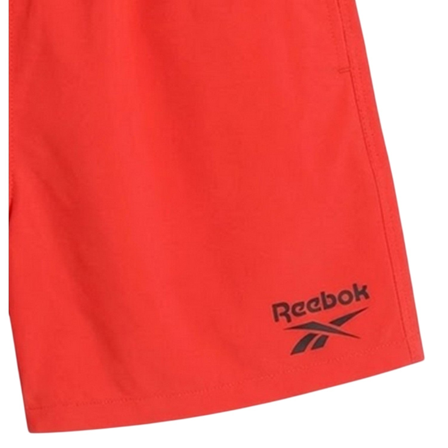 Red - Side - Reebok Mens Yale Swim Shorts