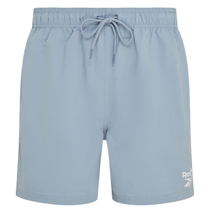 Blue - Front - Reebok Mens Yale Swim Shorts