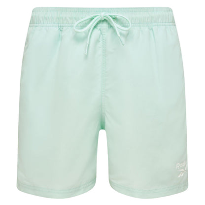 Aqua - Front - Reebok Mens Yale Swim Shorts