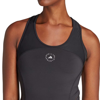 Black - Side - Adidas Womens-Ladies Stella McCartney Tank Top