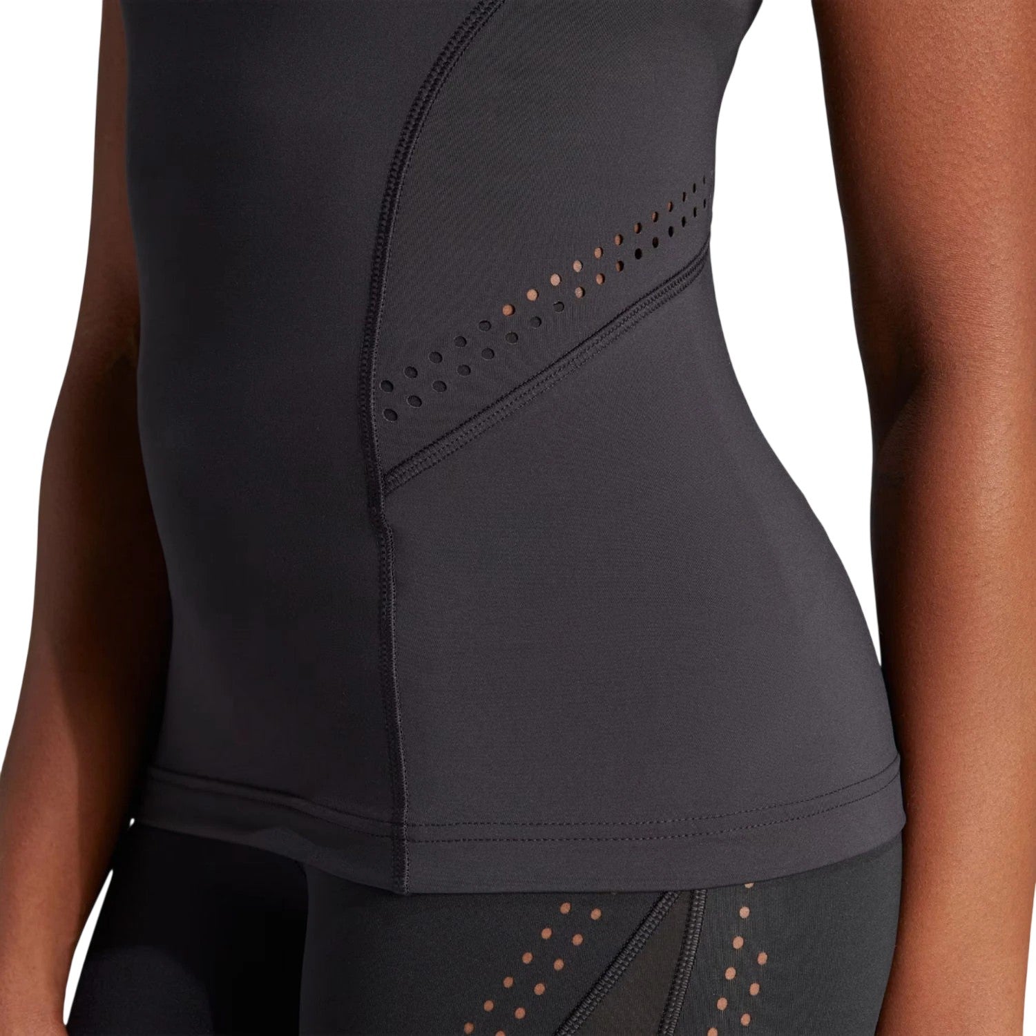 Black - Lifestyle - Adidas Womens-Ladies Stella McCartney Tank Top