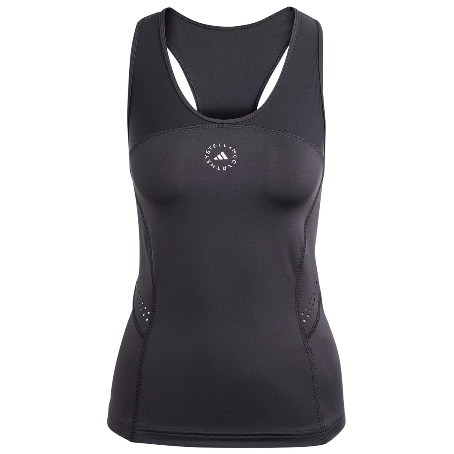 Black - Front - Adidas Womens-Ladies Stella McCartney Tank Top