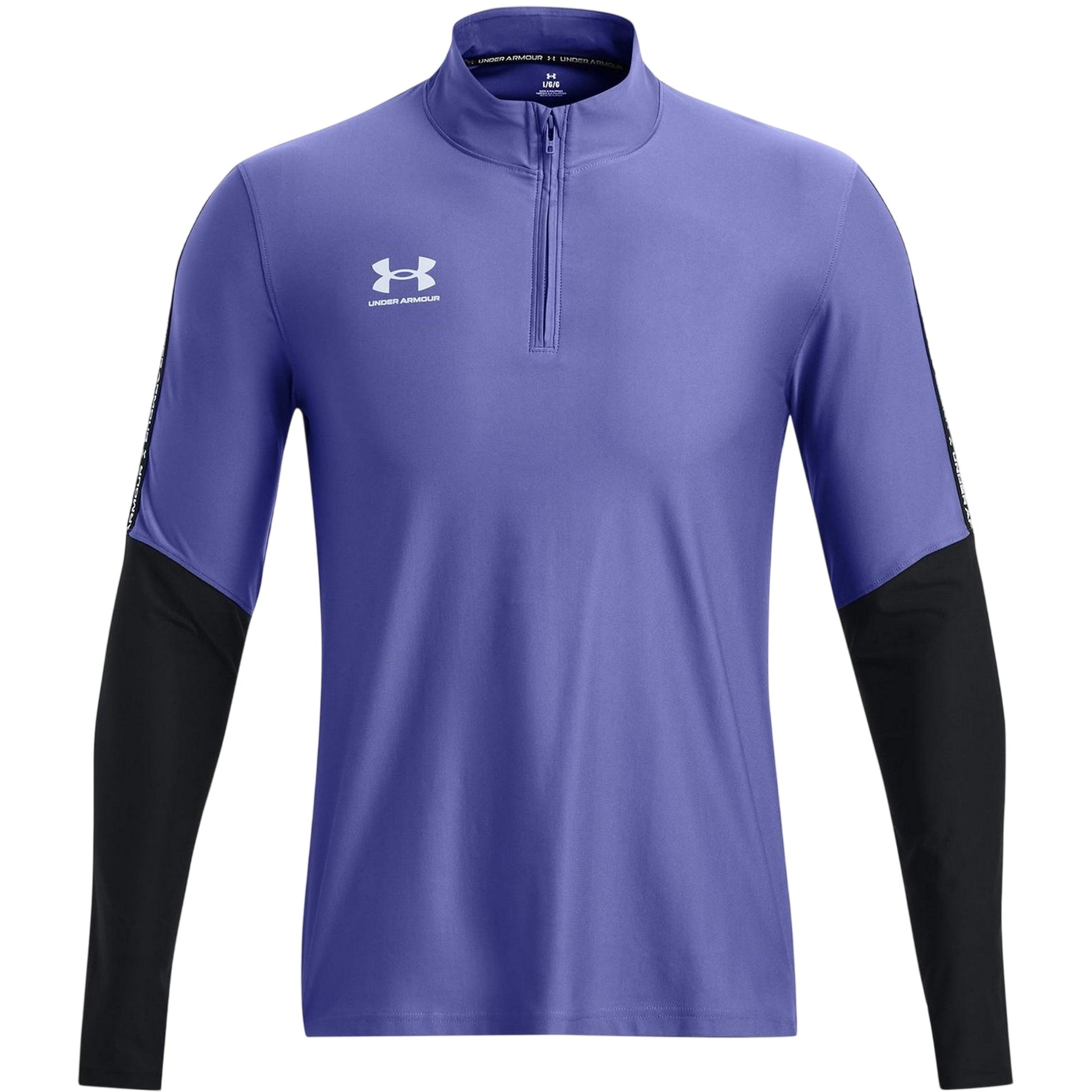 Blue - Front - Under Armour Mens Tech 2.0 Contrast Long-Sleeved T-Shirt