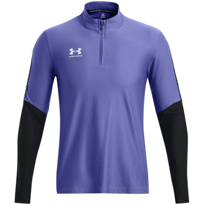 Blue - Front - Under Armour Mens Tech 2.0 Contrast Long-Sleeved T-Shirt