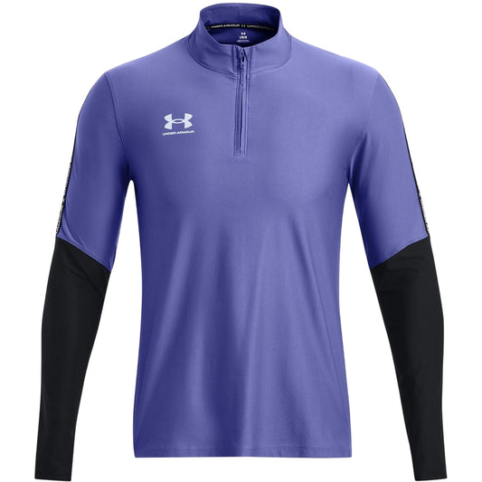 Blue - Front - Under Armour Mens Tech 2.0 Contrast Long-Sleeved T-Shirt