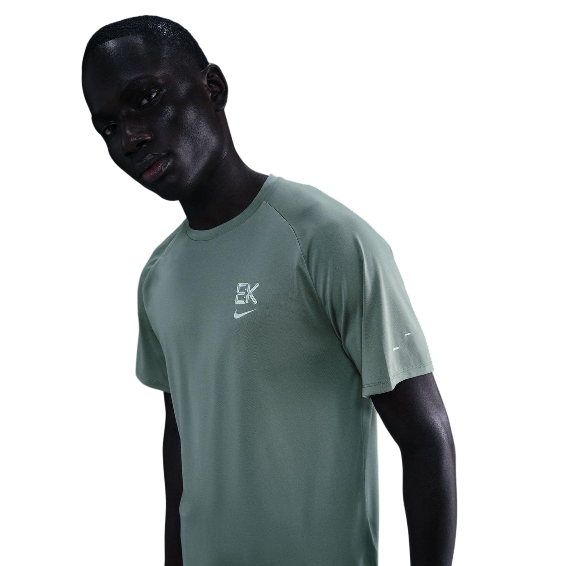 Green Clay - Side - Nike Mens Stride Dri-FIT T-Shirt