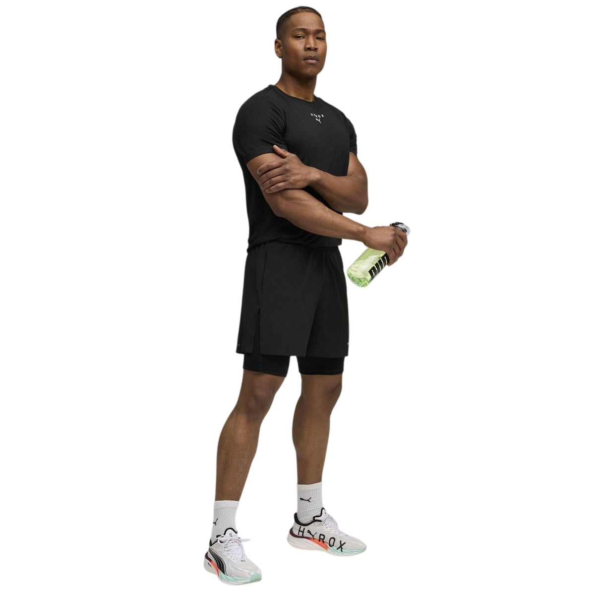 Puma Black - Pack Shot - Puma Mens Hyrox Performance T-Shirt