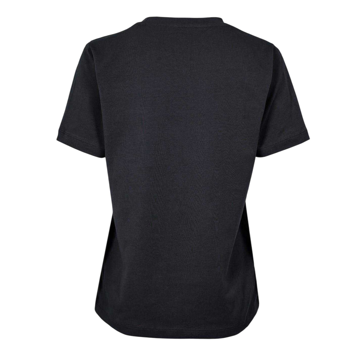 Black - Back - Biba Womens-Ladies Leopard Cotton Logo T-Shirt
